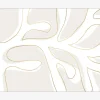 Abstract Twig White And Gold A5