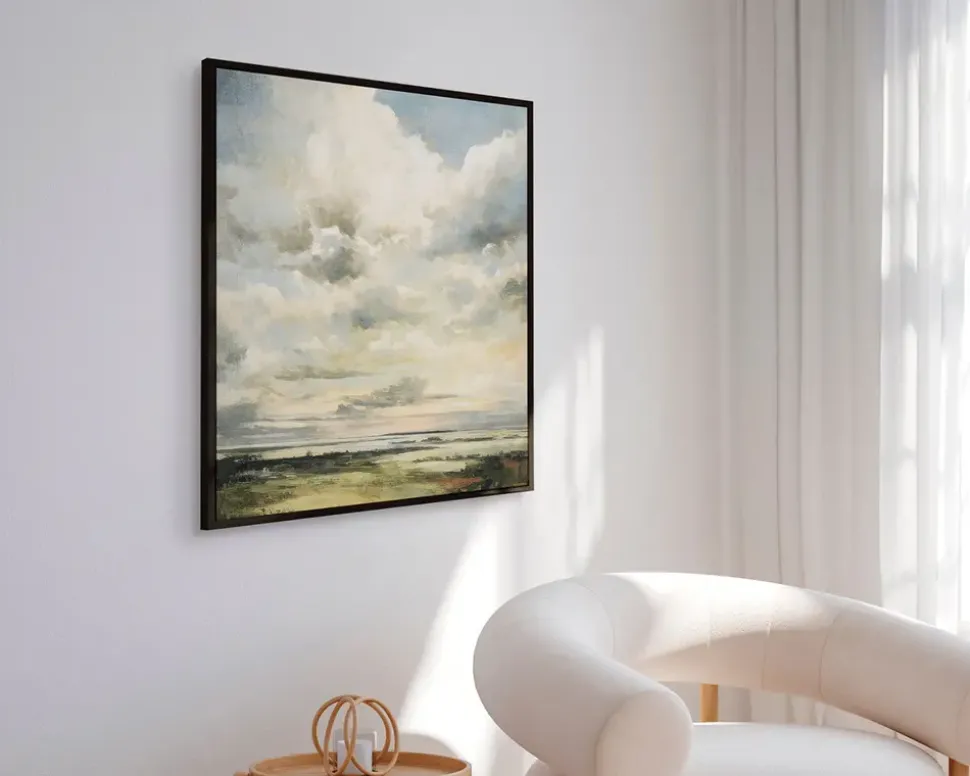 Billede Cloudy day 90x90 cm