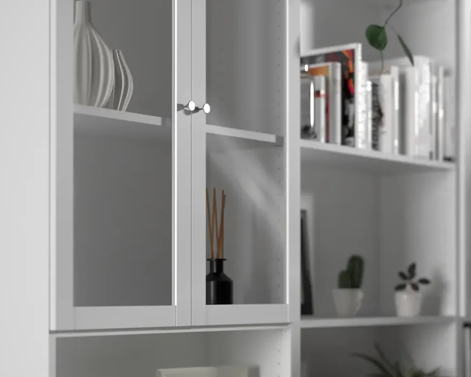 Bogreol Basic Hvid