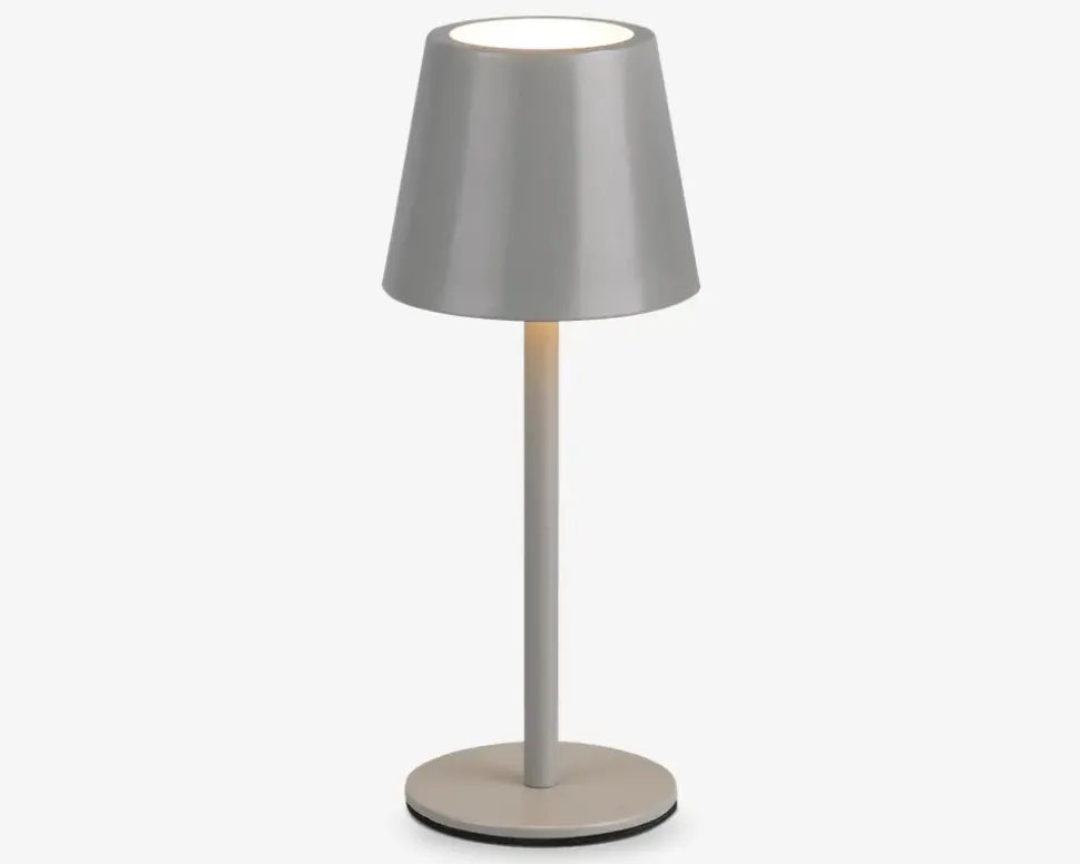 Bordlampe Diaz grå H.21 cm