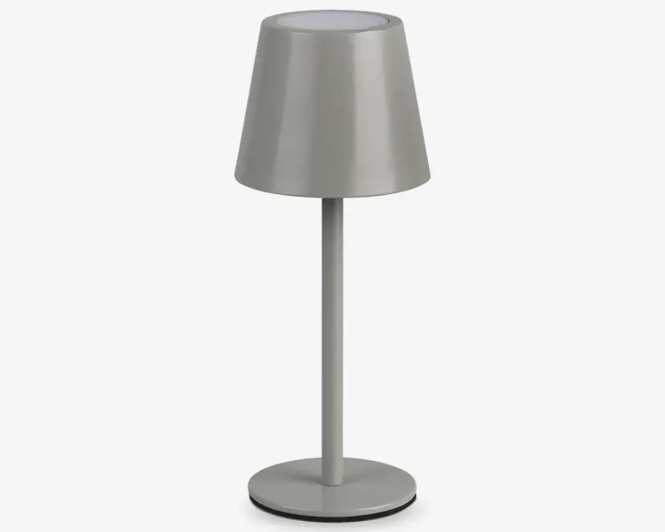 Bordlampe Diaz grå H.21 cm