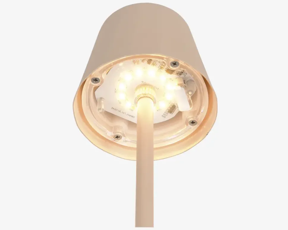 Bordlampe Diaz sand H.21 cm