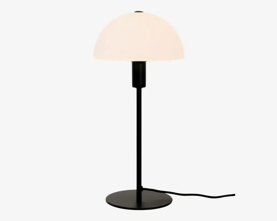 Bordlampe Ellen Opal/sort H.41,5 cm