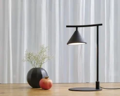 Bordlampe Fuji sort H.40,5 cm