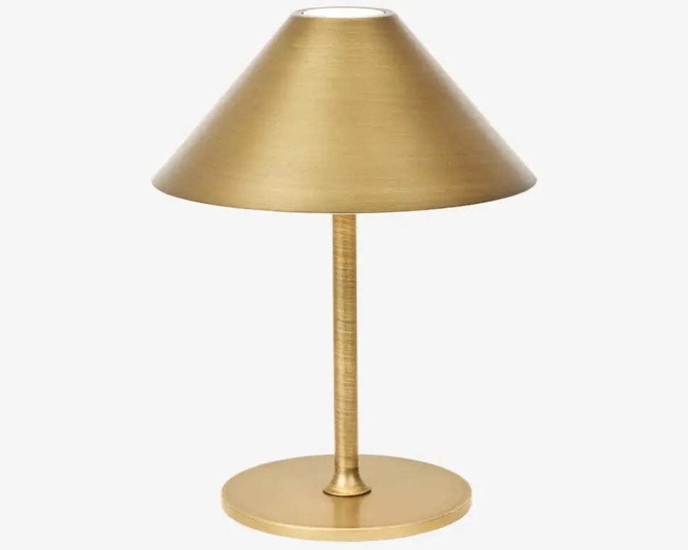 Bordlampe Hygge antik messing H. 25 cm