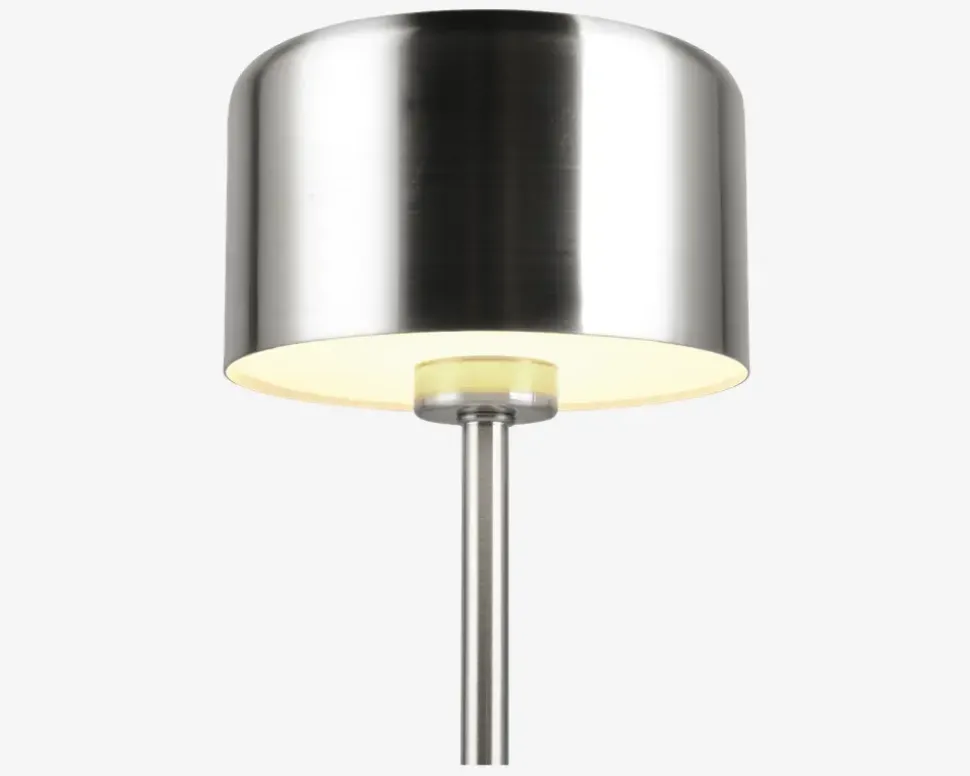 Bordlampe Jeff nikkel H.30 cm
