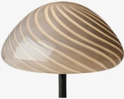 Bordlampe Mini Mus grå H.17 cm