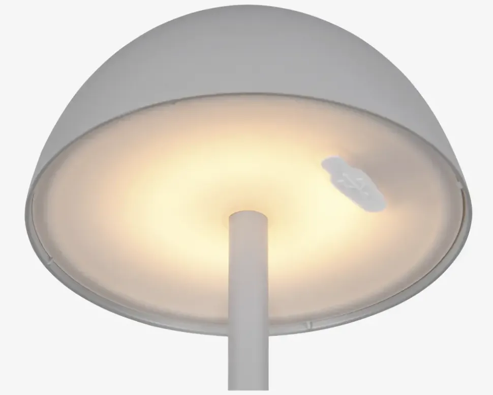 Bordlampe Ricardo grå H.30 cm