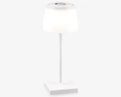 Bordlampe Sanchez mat hvid H.30 cm