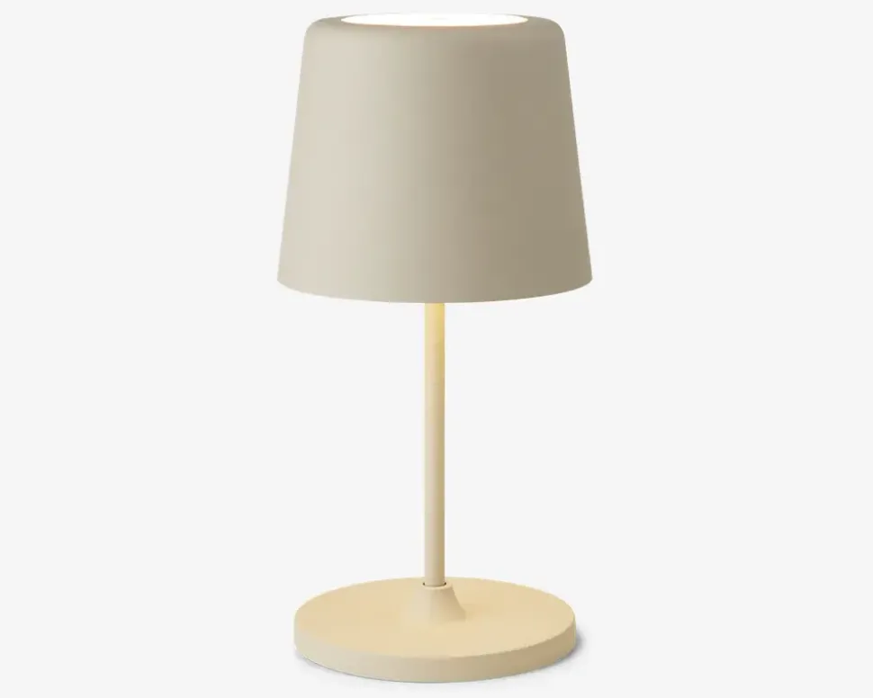 Bordlampe Take Me Anywhere creme H.23 cm