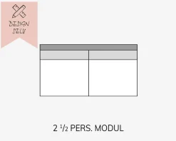 Choise Living 2 1/2 Pers. Modul Stofgr. 1