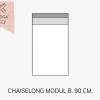 Choise Living Chaiselong Modul Stofgr. 1