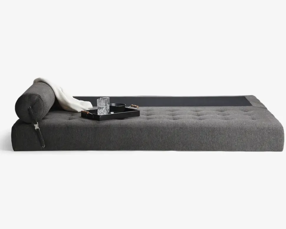 Daybed Eva grå møbelstof