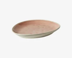 Dessert Tallerken Oval Rosa