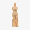 Figur Ida dame træ H.34 cm