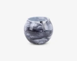 Fyrfadsstage votive blended small grå Ø.8 cm
