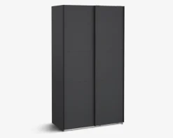 Garderobeskab Case grå B. 119 x H. 221 cm
