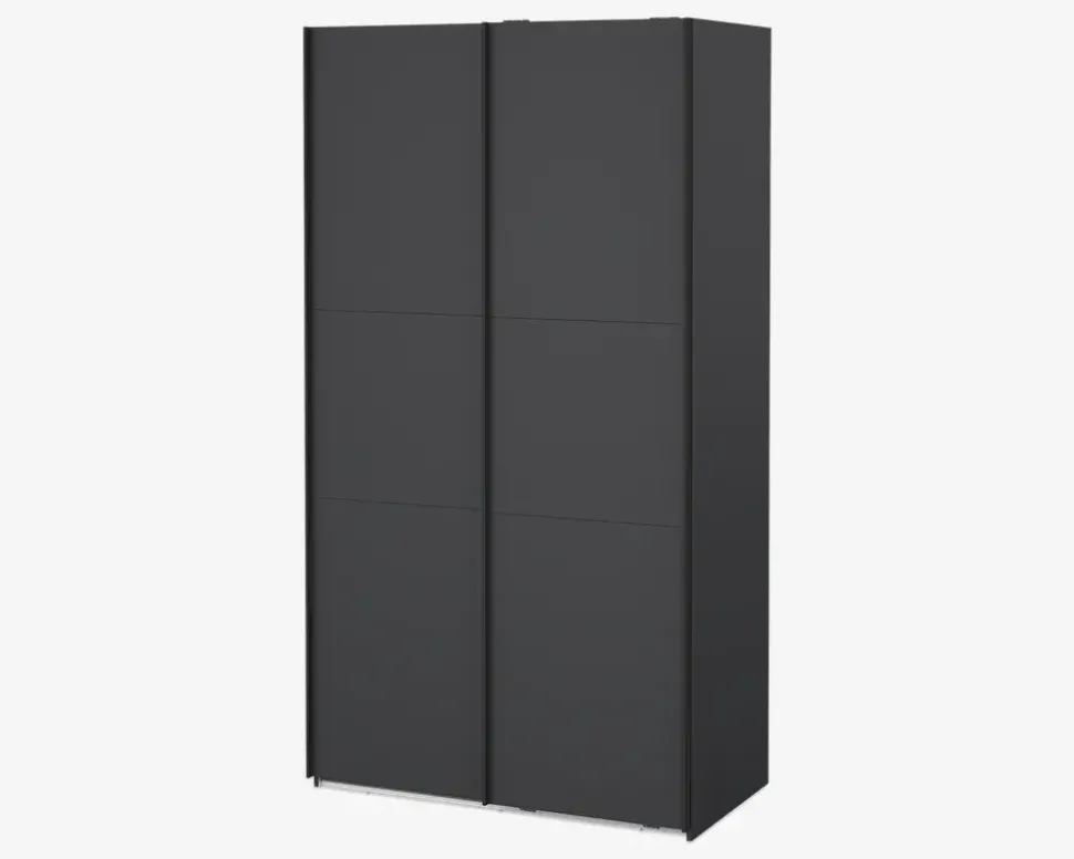 Garderobeskab Case grå B. 119 x H. 221 cm