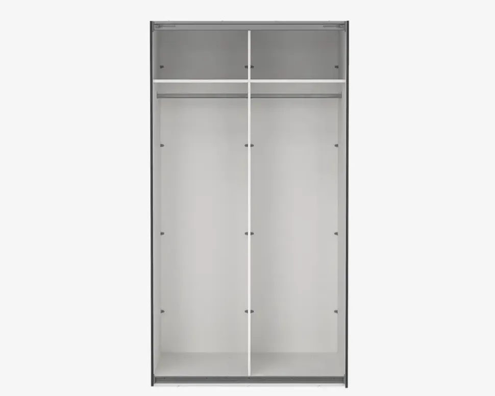Garderobeskab Case grå B. 119 x H. 221 cm