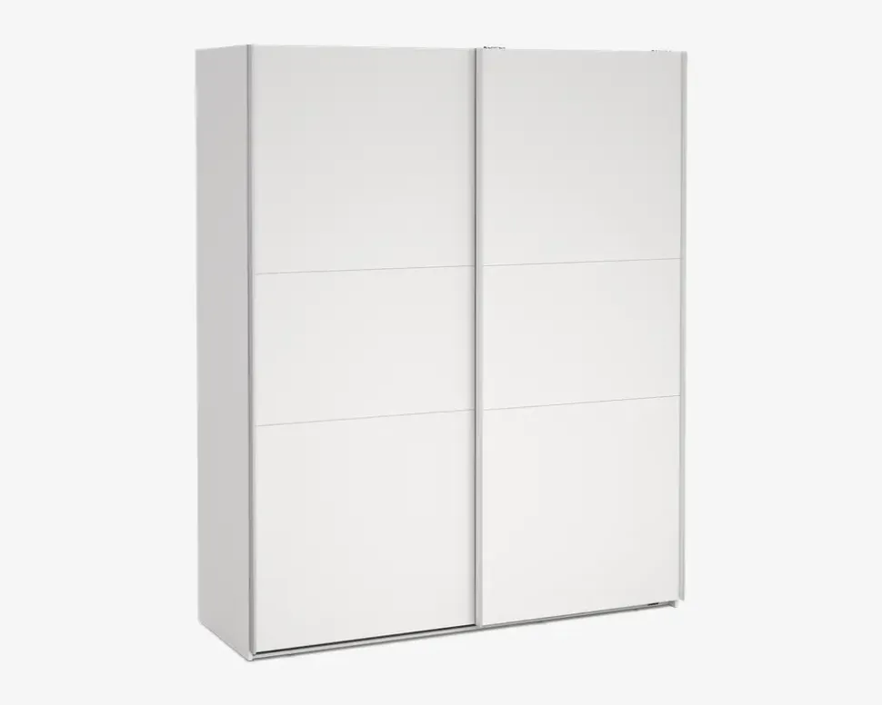 Garderobeskab Case hvid B. 179 x H. 221 cm