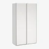Garderobeskab Case hvid B. 119 x H. 221 cm
