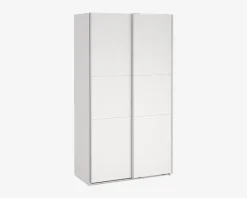 Garderobeskab Case hvid B. 119 x H. 221 cm