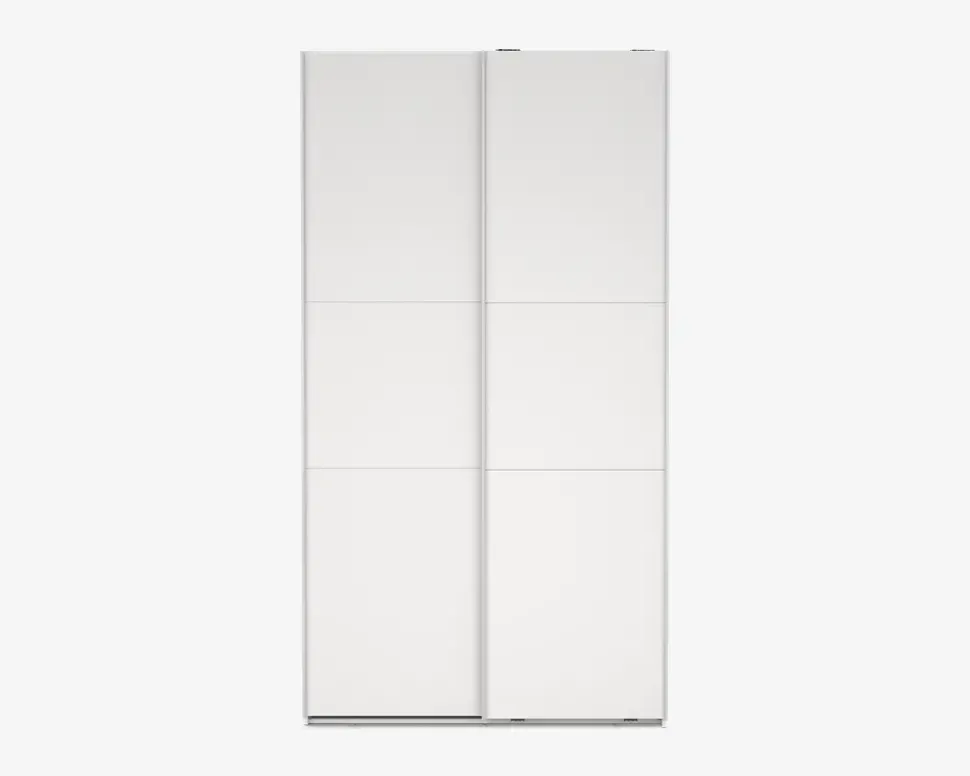 Garderobeskab Case hvid B. 119 x H. 221 cm