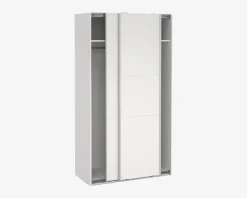Garderobeskab Case hvid B. 119 x H. 221 cm
