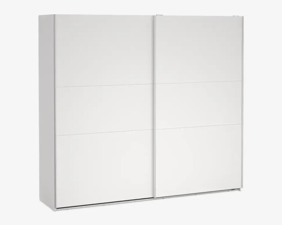 Garderobeskab Case hvid B. 244 x H. 221 cm