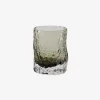 Glas Organisk Form Grå H.9,5 cm