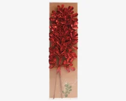Gren Rød Glitter 2stk H.30cm