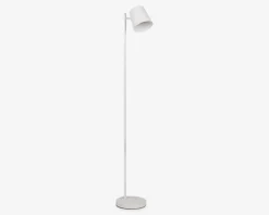 Gulvlampe Blake mat hvid H.125 cm