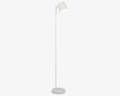 Gulvlampe Blake mat hvid H.125 cm