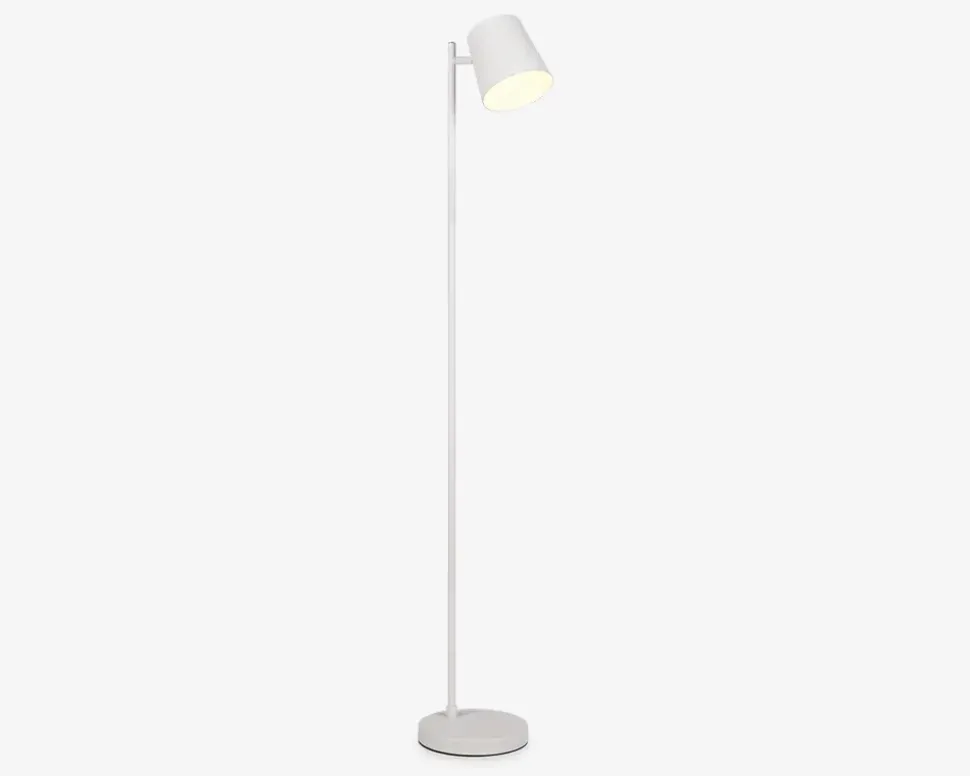 Gulvlampe Blake mat hvid H.125 cm