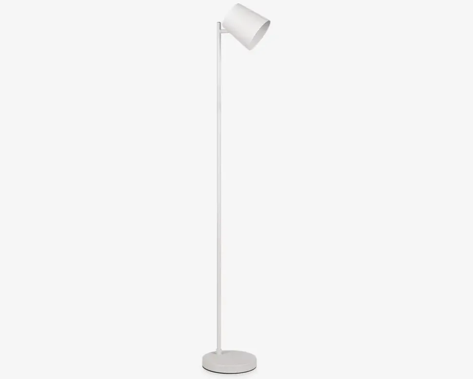 Gulvlampe Blake mat hvid H.125 cm