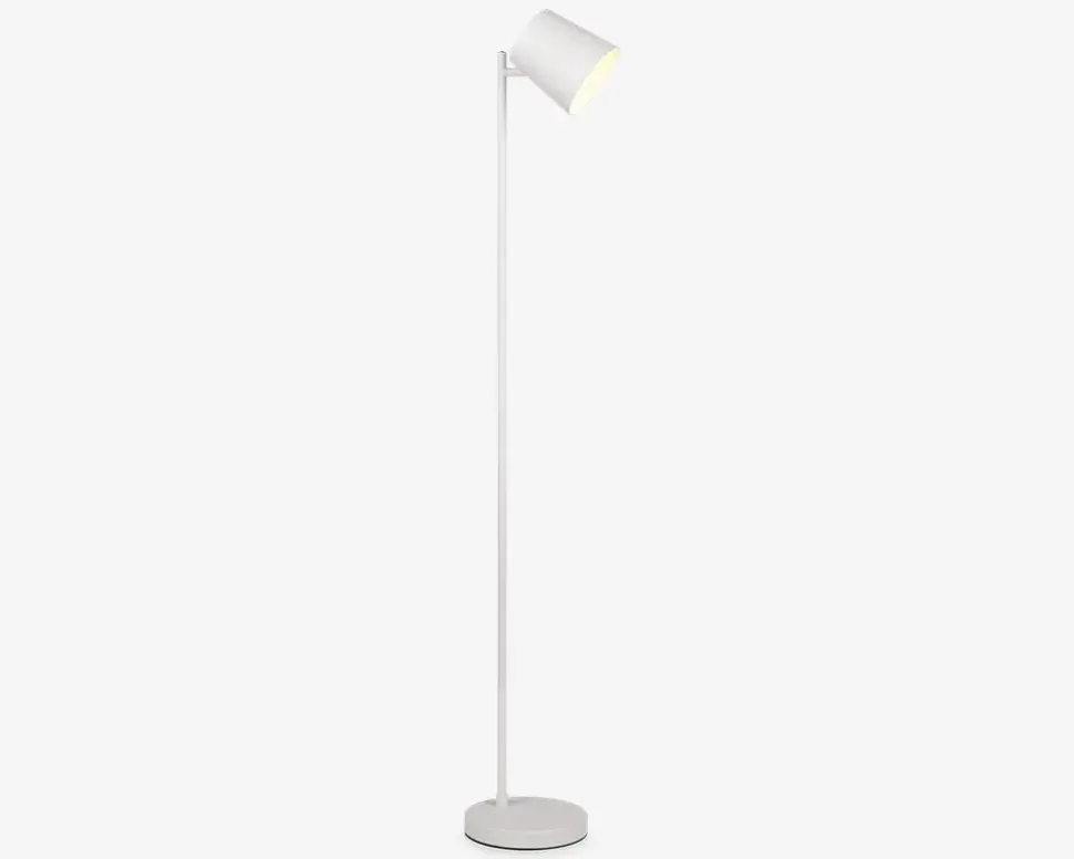 Gulvlampe Blake mat hvid H.125 cm