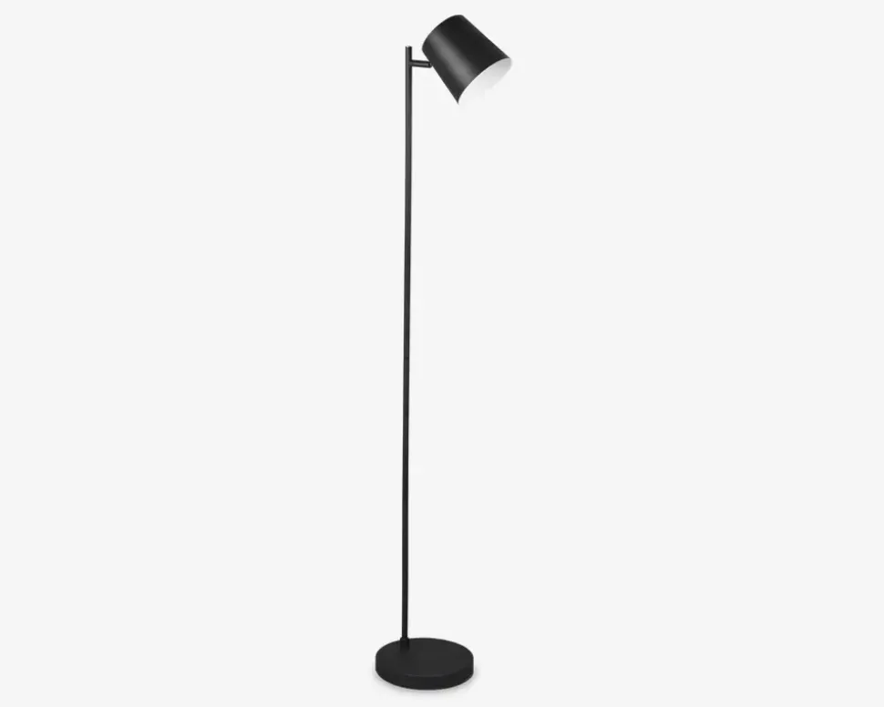 Gulvlampe Blake mat sort H.125 cm