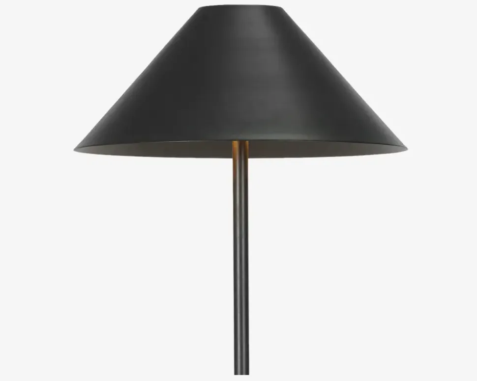 Gulvlampe Hygge sort H. 140 cm