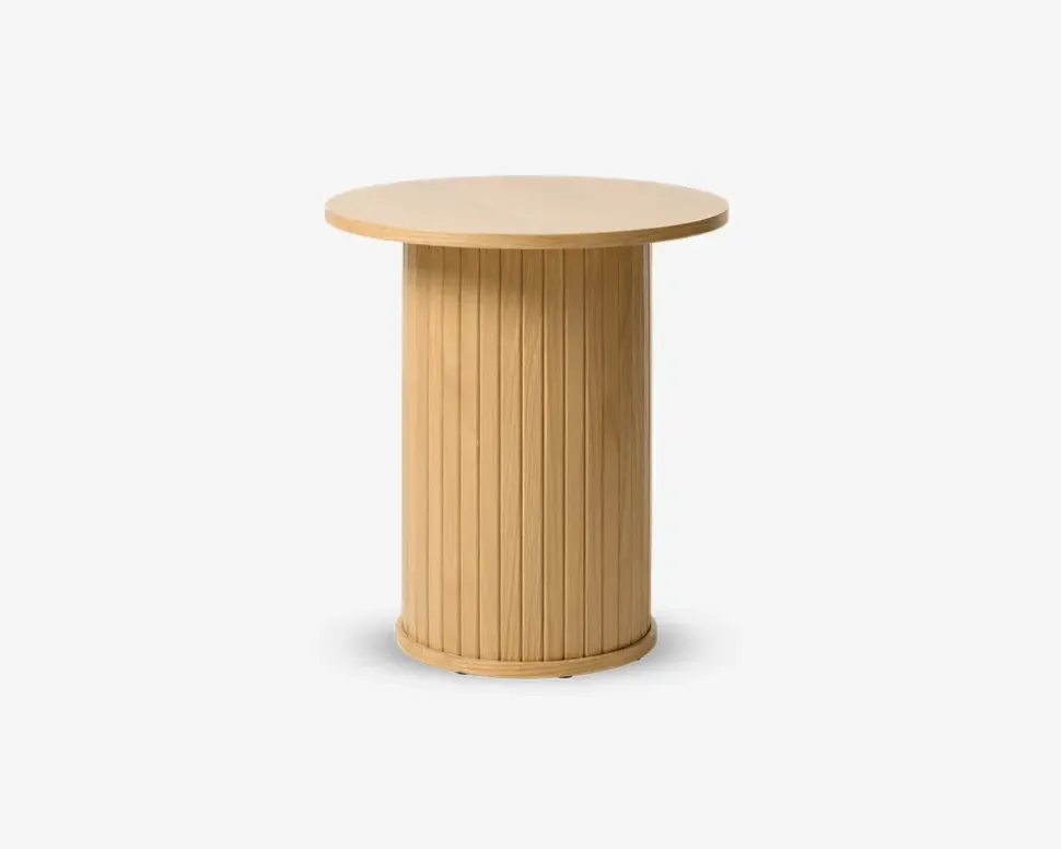 Hjørnebord Nola Natur Eg Ø-50 cm