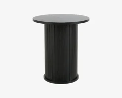 Hjørnebord Nola Sort Eg Ø-50 cm