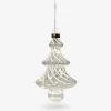 Juletræs Ornament Glas M. LED H. 13 cm