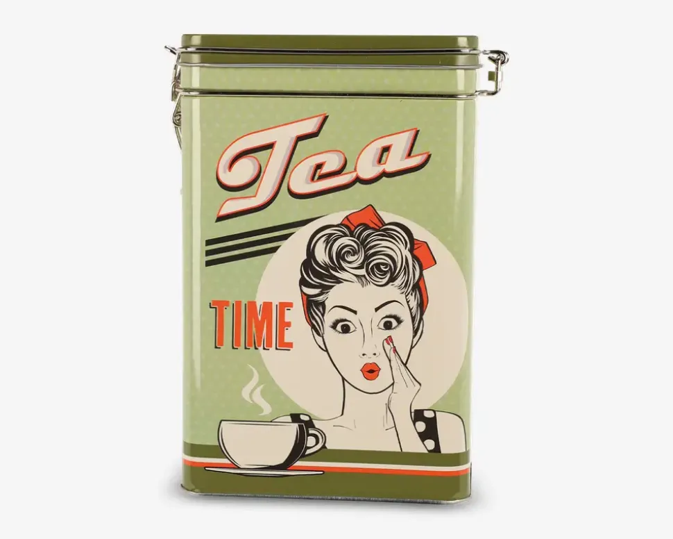Kaffedåse retro ass H.18 cm