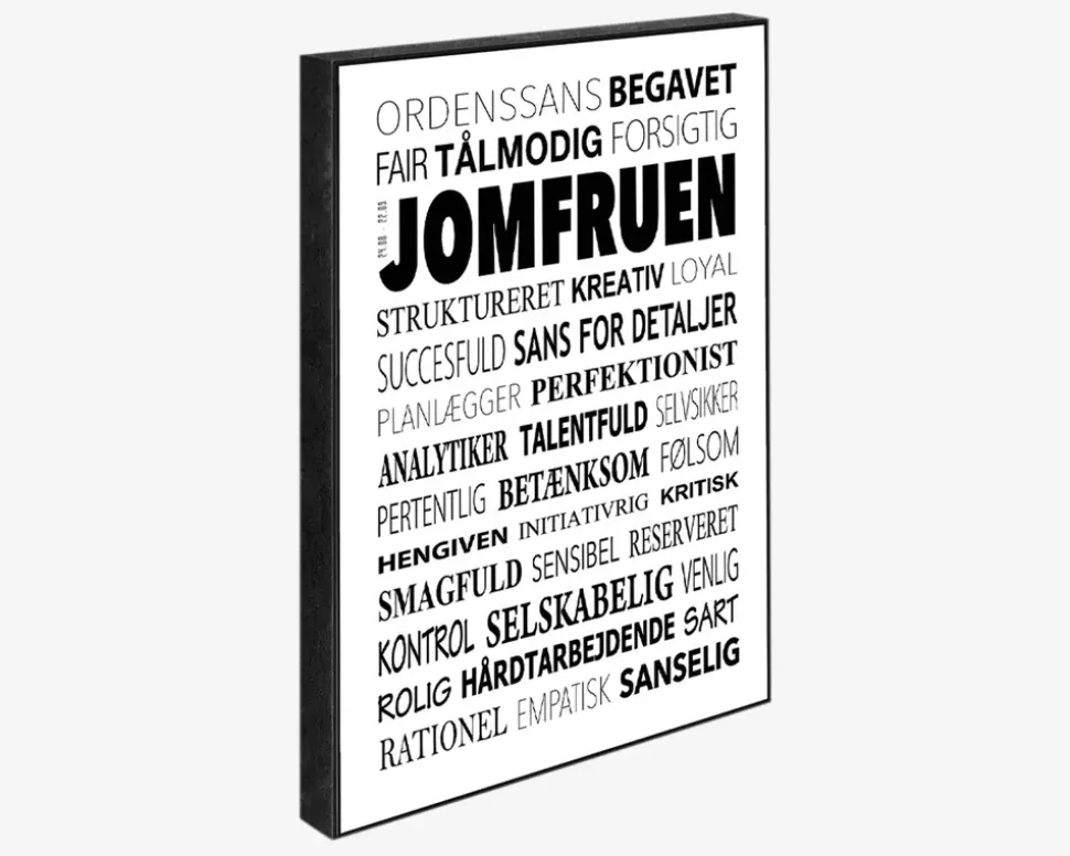 Klods Jomfruen 15x21 cm