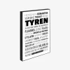 Klods Tyren 15x21 cm