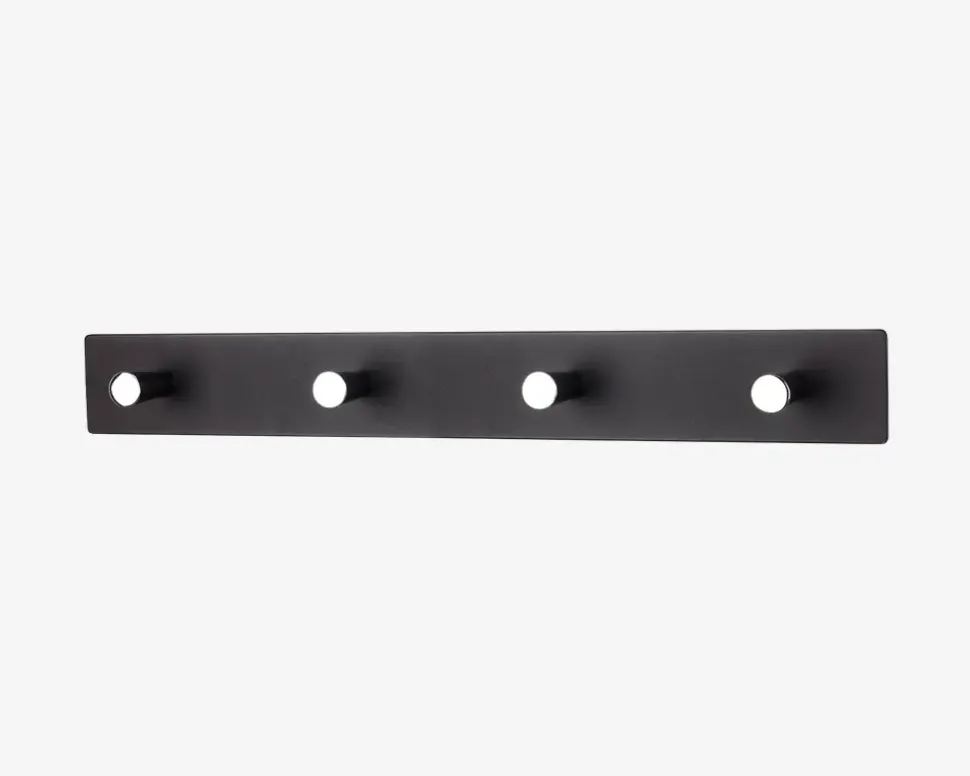 Knagerække Melody 4 inox/krom