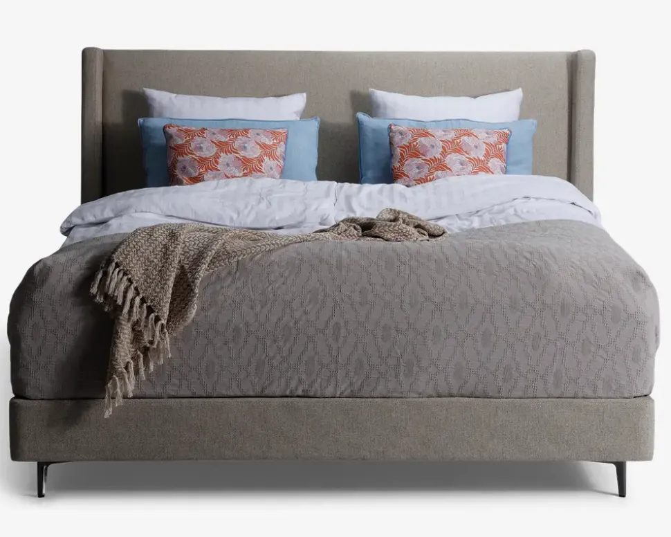 Komplet seng 180 x 200 cm beige