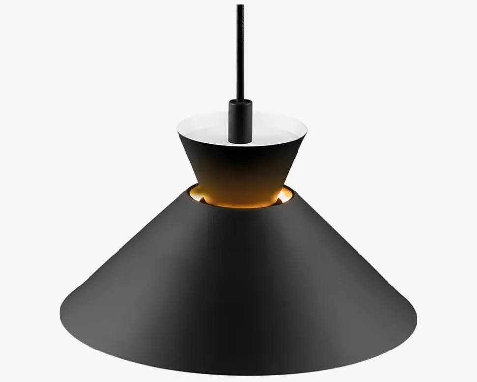 Loftlampe Dial Sort Ø.25 cm