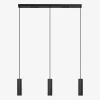 Loftlampe Drums sort L.82,5 cm