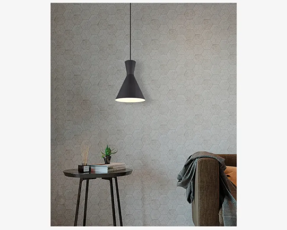 Loftlampe Enzo Sort Ø.20 cm