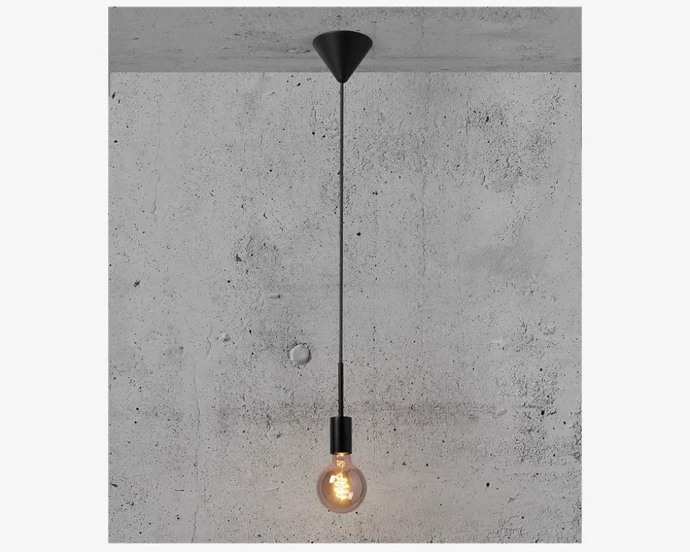 Loftlampe Paco Sort
